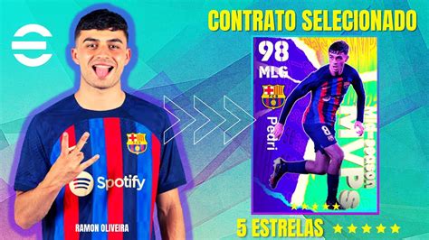 Pedri Overall Contrato Estrelas Upando A Fera Gameplay