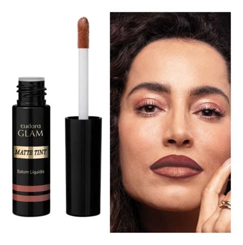 Batom L Quido Glam Matte Tint Marrom Nude Ic Nico G Mercadolivre