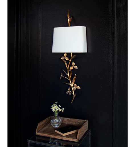 Regina Andrew 15 1179 Trillium Shaded 12 Sconce