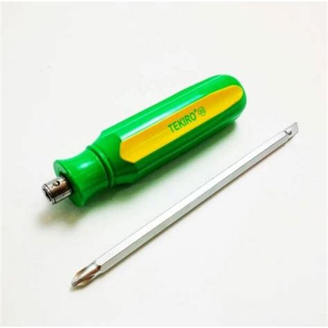 Jual OBENG DUA ARAH BOLAK BALIK TEKIRO TWO WAY SCREWDRIVER OBRAL