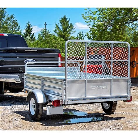 Dk2 Multi Purpose Utility Trailer Kit With Drive Up Gate 5 Ft X 7 Ft