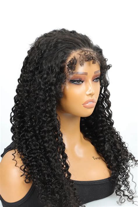 4b Edge Wig Curl 13x6 Hd Lace Frontal Natural Hairline