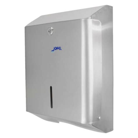 DISPENSADOR DE TOALLAS INTERDOBLADAS SATINADO ACERO INOXIDABLE Jofel