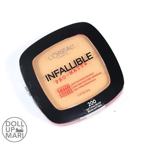 LOréal Infallible Pro Matte 16HR Powder Review and Swatch Doll Up Mari