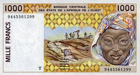 West Afrikanische Staaten 1 000 Francs 1994 Pick 811 Unc CH UNC MA