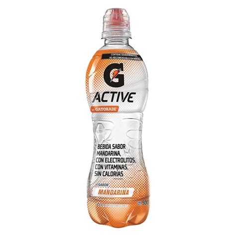 Bebida Gatorade Active Sabor Mandarina Con Electrolitos Con Vitaminas