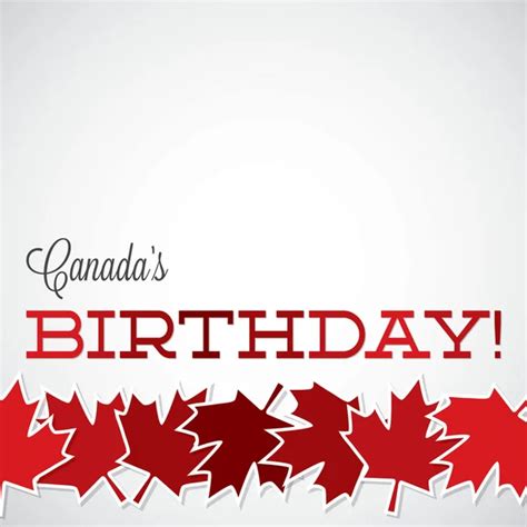 271 Happy Birthday Canada Vector Images Depositphotos