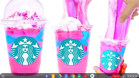 Love Slime Love Starbucks Then You Will Love A Yummy Starbucks Slime Drink