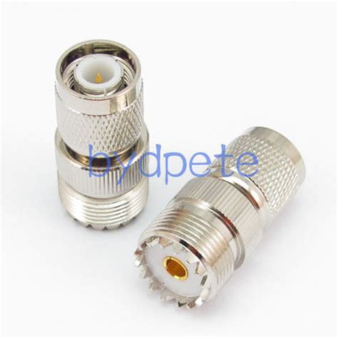 TNC Male Plug To UHF Female Jack Straight RF Connector Adapter Bydpete