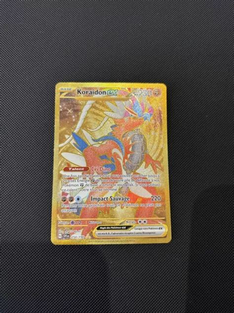 CARTE POKÉMON Koraidon EX FA GOLD 254 198 SVI Écarlate Et Violet