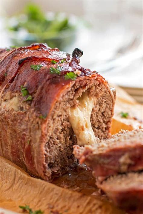 Mozzarella Stuffed Bacon Wrapped Meatloaf Recipe Artofit