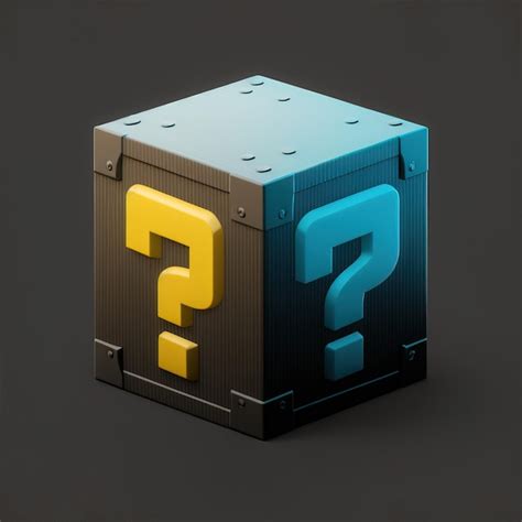 Premium AI Image Mystery Box Illustration Generative Ai