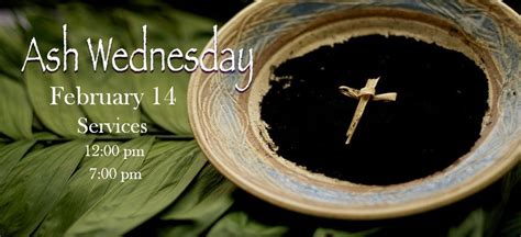 Ash Wednesday Services St Marks Episcopal Church Fort Bend