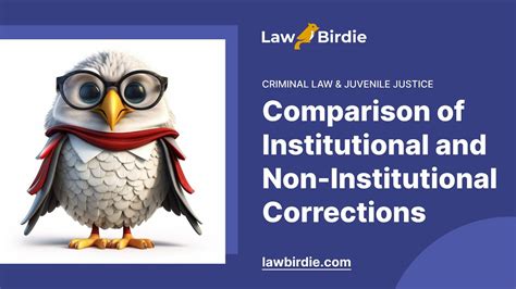 Comparison Of Institutional And Non Institutional Corrections Essay