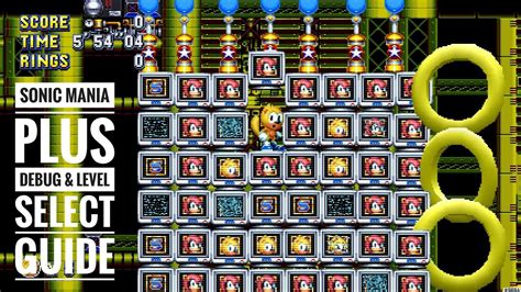 Sonic Mania Plus Unlock Debug Level Select Guide With Commentary