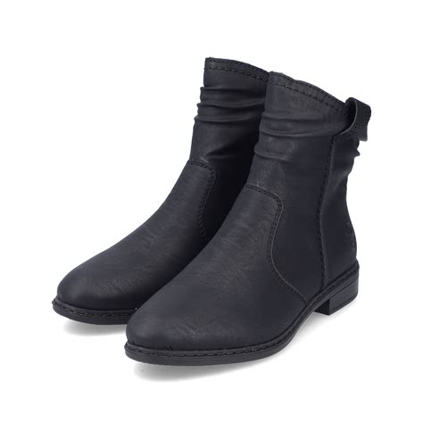 Rieker Damen Stiefeletten Asphaltschwarz Artikelnummer