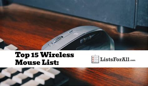 Best Wireless Mouse: The Top 15 List - ListsForAll.com