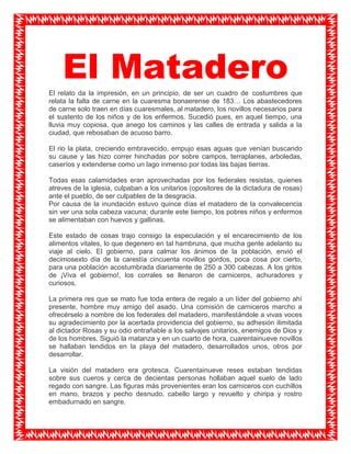 El Matadero Pdf