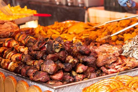 Street Food Festival Alba Iulia Stock Image Image Of Chefs Bread