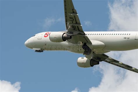 HB IJI Swiss Airbus A320 214 Jet In Zurich In Switzerland Editorial