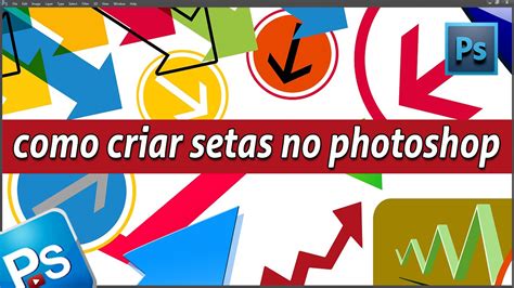 Como Criar Setas No Photoshop Aula Photoshop Youtube