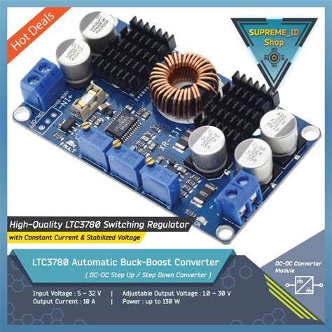 Jual LTC3780 Auto DC Buck Boost Converter Stabilized Regulator 10A