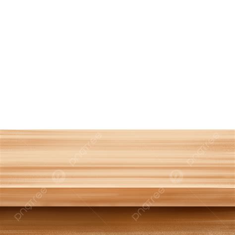 Wooden Table White Transparent Clear Wooden Table Background Wooden