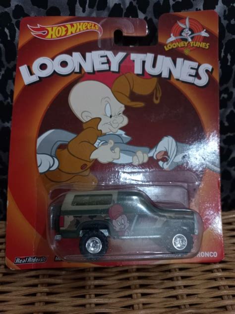 Hot Wheels Looney Tunes 85 Ford Bronco Toys Collectibles Mainan Di