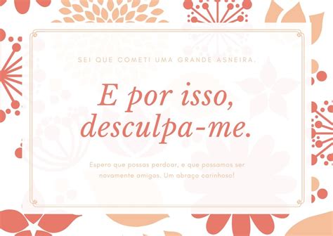 Como Se Escreve Desculpa - Modelos de cartão com pedido de desculpas
