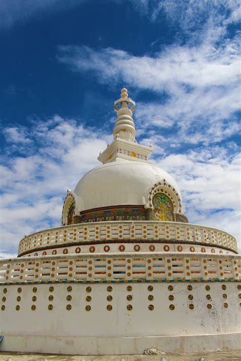 Shanti Stupa Shanti Stupa Is A Buddhist White Domed Stupa Flickr