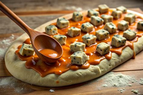 Хлеб с горгонзолой и карамелью