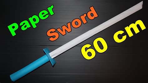 How To Make A Paper Katana Sword Step By Step - Gado-Gado Articles