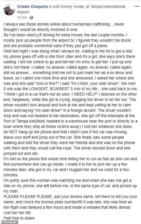 Woman Goes Viral With Sex Trafficking Uber Kidnap Claim After She Got Into Wrong Car In Florida