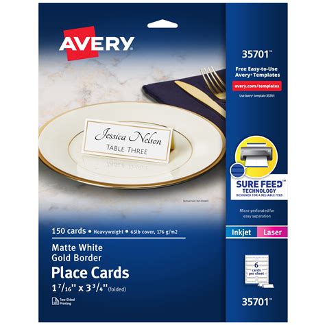 Free inkjet printable place cards, Download Free inkjet printable place