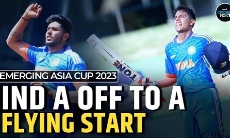 Emerging Teams Asia Cup Yash Dhull Scores Century As India A Beat