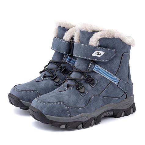 Bottes De Neige Chaudes Pour Enfants Marque Mod Le Bleu A