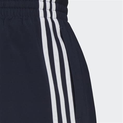 Adidas Aeroready Essentials Tapered Cuff Woven 3 Stripes Pants Blue