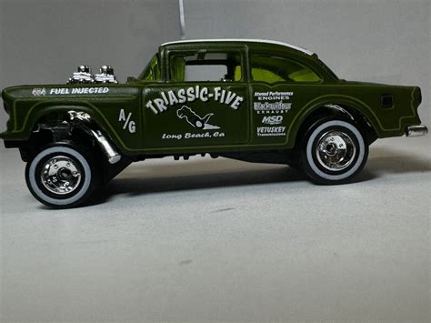 Hot Wheels 55 Chevy Bel Air Gasser “triassic Five ” Loose Wheel Swap Ebay