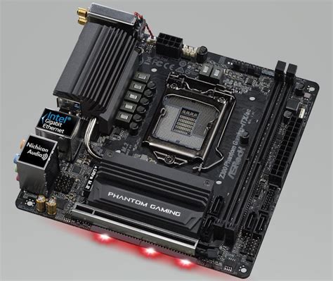 Asrock Z Phantom Gaming Itx Ac Intel Z Motherboard Overview