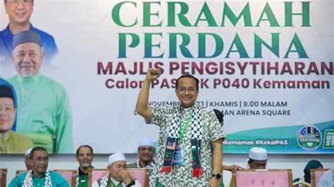 SIARAN LANGSUNG CERAMAH PERDANA MAJLIS PENGISYTIHARAN CALON PAS PRK