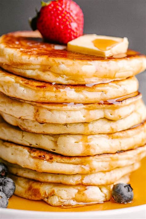 Fluffy Pancakes Recipe Try This Super Thick Fluffy Pancake Recipe