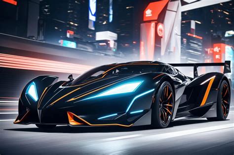 Premium Ai Image Futuristic Sport Car