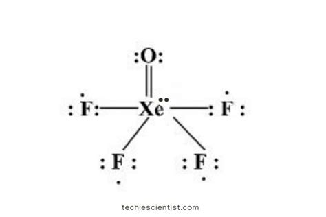 Xeof4 Lewis Structure Geometry Hybridization And Polarity Techiescientist | techscient