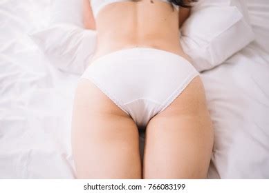 Sexy Female Buttocks White Lingerie On Stock Photo 766083199 Shutterstock