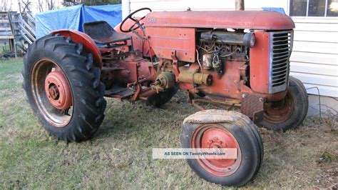 1949 Case Va Series Vao Complete Orchard Model Tractor Flambeau Red