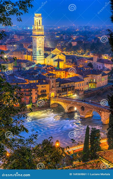 Verona Skyline Italy Stock Image Image Of Southern 169369861