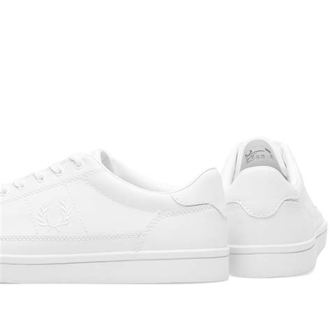 Fred Perry Deuce Leather Sneaker White End