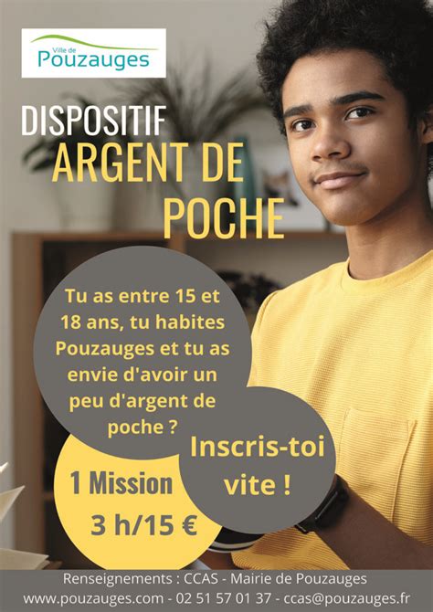 Le Dispositif Argent De Poche Mairie De Pouzauges