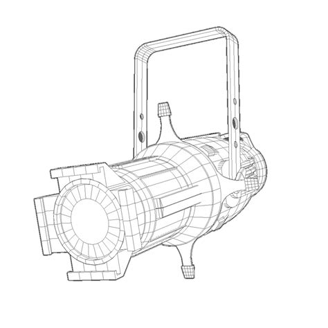 3d Ellipsoidal Stage Light