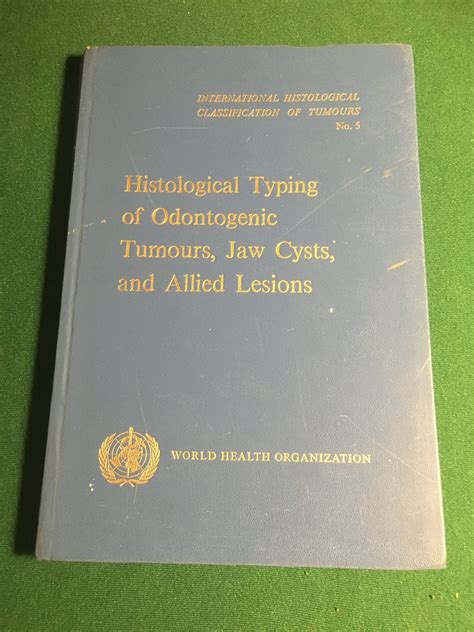 Histological Typing of Odonotoge Köp från Bokfinken på Tradera